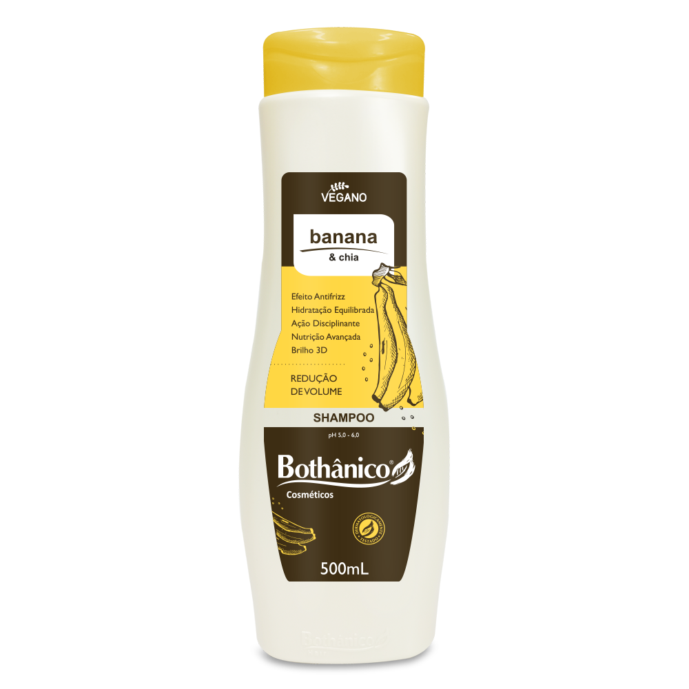Shampoo Banana & Chia 500Ml
